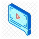 Video Revision Isometrica Icon