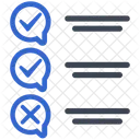 Prueba Lista De Verificacion Cuestionario Icono