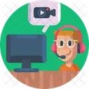 Comentarista de jogo  Ícone