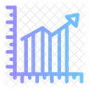 Cotizacion Al Alza Grafico De Crecimiento Crecimiento Icono