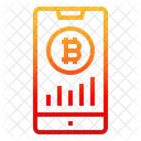 Comercio Aplicacion Para Telefono Inteligente Cripto Dinero Digital Criptomoneda Icon