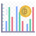 Comercio de bitcoins  Icono