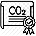 Mercados De Carbono Gases De Efeito Estufa Politica Climatica Ícone