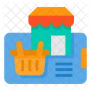Comercio electrónico  Icono