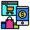 Comercio electrónico  Icono