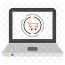 Compras On Line Compras Pela Internet Comercio Eletronico Ícone