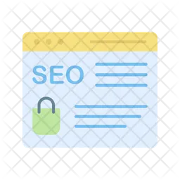 SEO para comércio eletrônico  Ícone