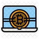 Comercio En Linea Bitcoin Bitcoin Cripto Icono