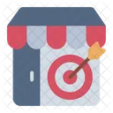 Tienda Tiro Con Arco Almacen Icono