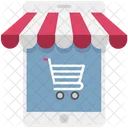 M Commerce Aplicacion De Compras Compras En Linea Icono