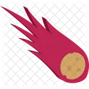 Asteroid Comet Meteor Icon