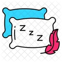 Bedroom Comfortable Bed Icon