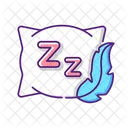 Comfortable and fresh pillow  Icon