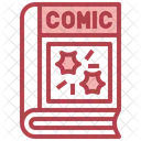 Libro cómico  Icono