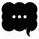 Comic Bubble Bubble Chat Discussion Icon