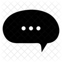Comic Bubble Bubble Chat Discussion Icon