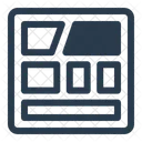 Comic Panel Frame Layout Icon