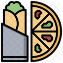 Comida Chatarra Comida Pizza Icono