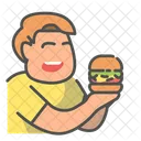 Comida chatarra  Icono