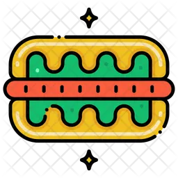 Comida chatarra  Icono