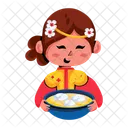Comida China Nina China Nina Hanfu Icono
