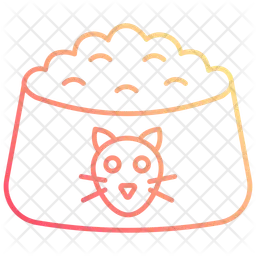 Comida de gato  Ícone