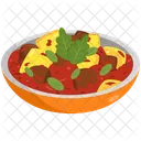 Comida Comida Indonesia Sabrosa Icono