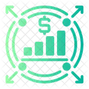 Comision Negocios Dolar Icono