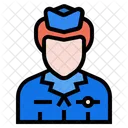 Comissario De Bordo Trabalho Avatar Ícone