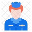 Comissario De Bordo Trabalho Avatar Ícone