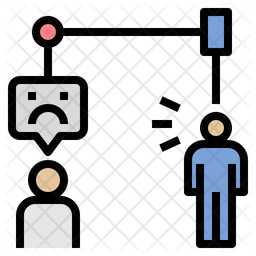 Command Icon - Download in Colored Outline Style