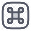 Command Square  Icon