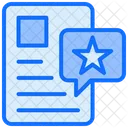 Comment Feedback Star Icon