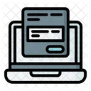 Comment Posting Laptop Icon
