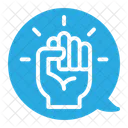 Comment Hand Communications Icon