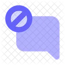 Block Chat Block Message Chat Icon