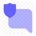 Shield Chat Bubble Secure Chat Protected Chat Icon