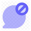 Block Chat Block Message Chat Icon