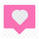 Comment Heart  Icon