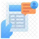 Comment Hiring Message Bubble アイコン
