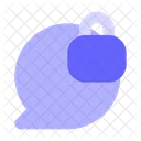 Lock Chat Bubble Secure Chat Secure Chatting Icon