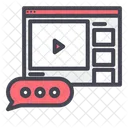 Comment Video Player Icon