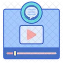 Comment On Video Feedback Review Symbol