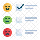 Feedback Forme Satisfaction Icône