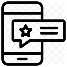 Commentaires mobiles  Icône