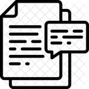 Commentaires Du Document Notes Note Icône