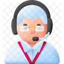 Commentator Announcer Sport Icon