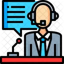 Commentator  Icon
