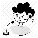 Commentator  Icon