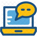 Blog Commenting Laptop Icon